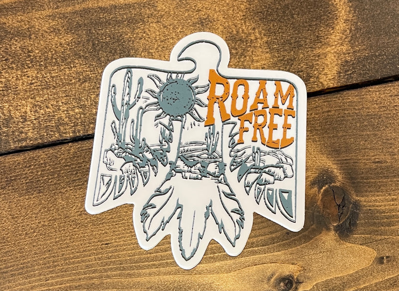 Roam Free Sticker