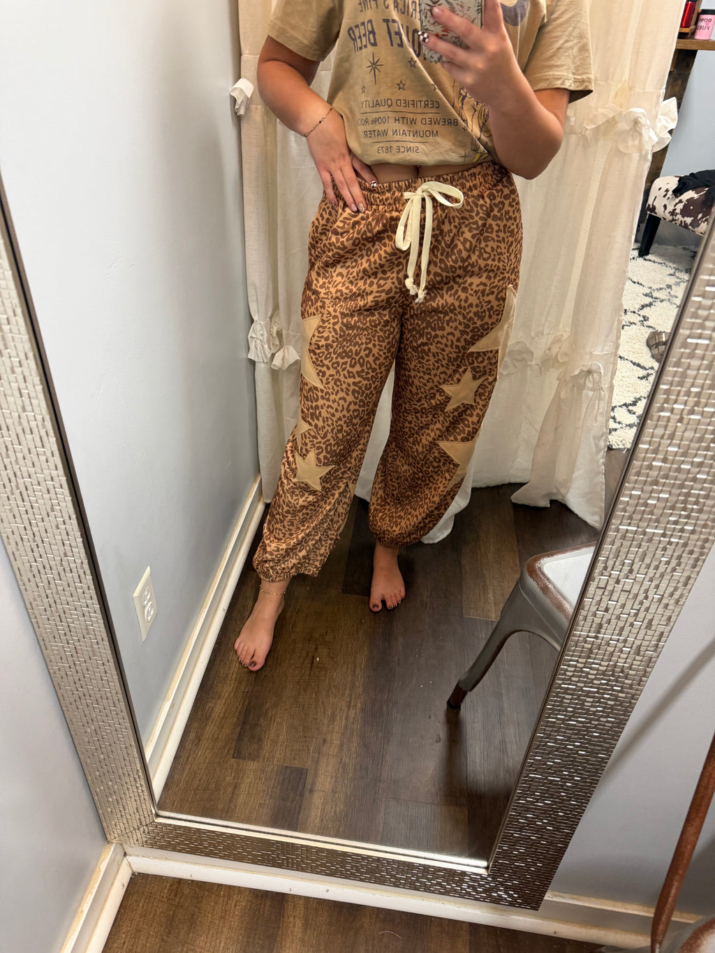Starstruck Leopard Joggers
