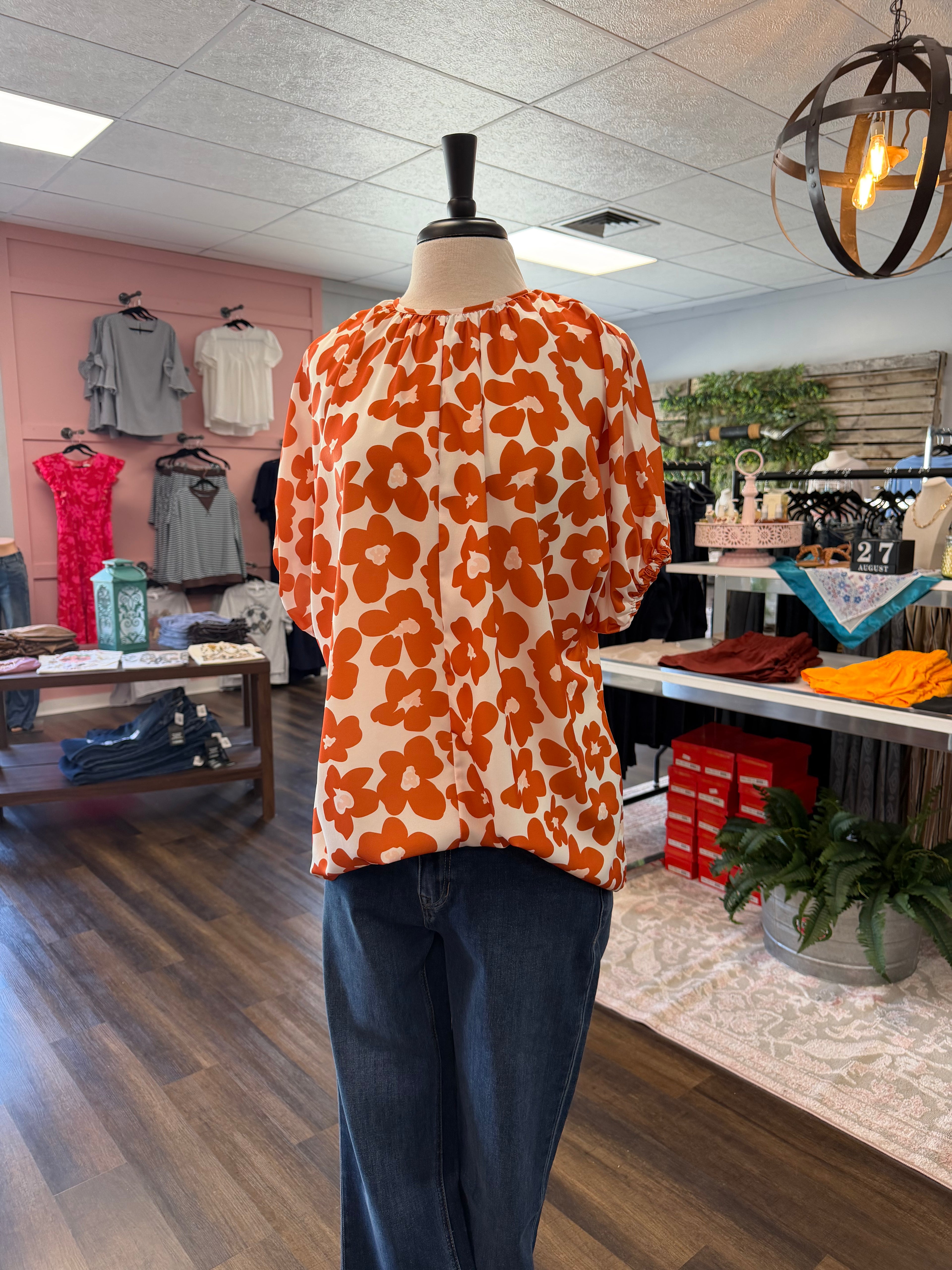 Autumn Bloom Top