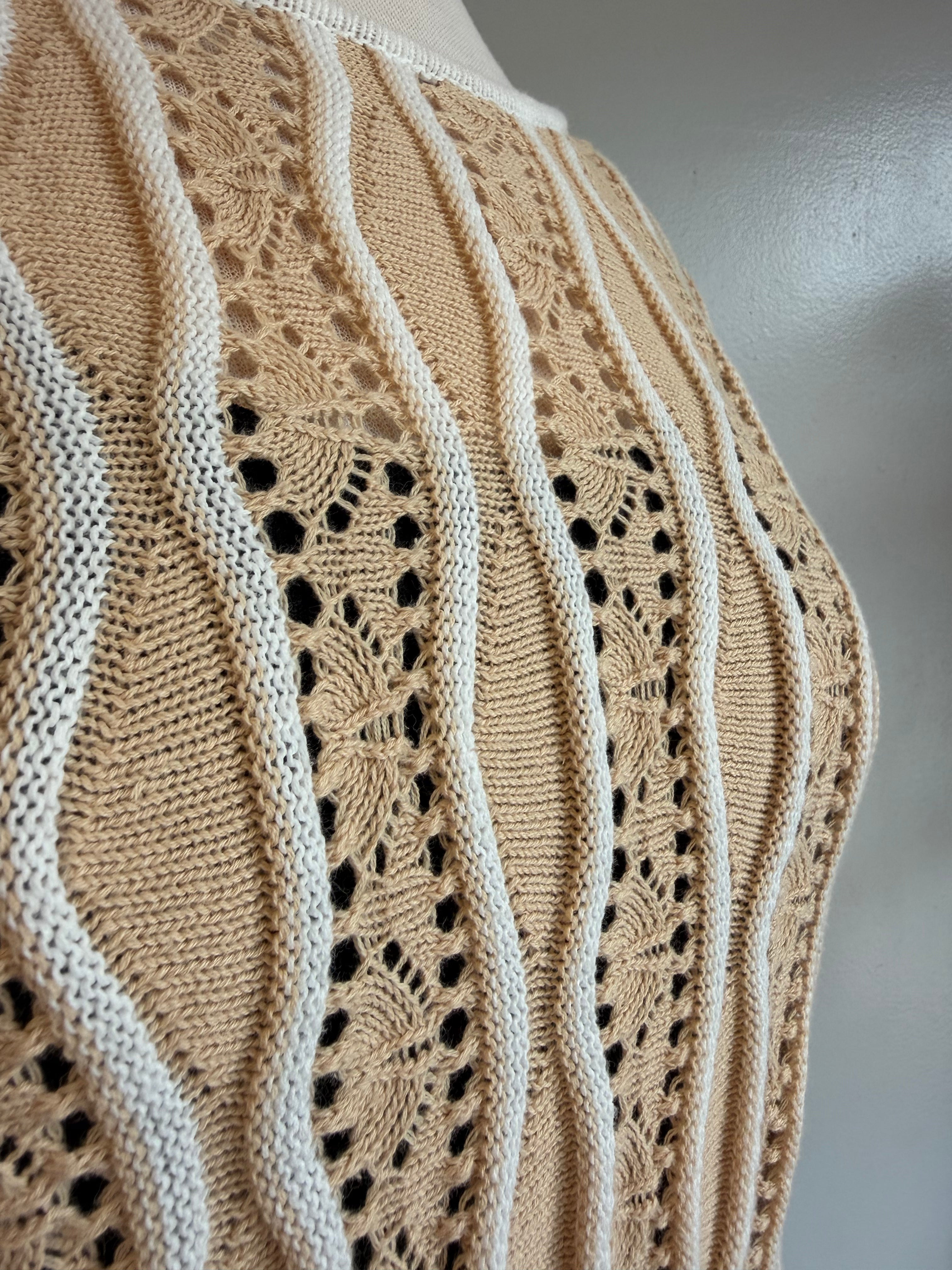 Honeycomb Knit Top