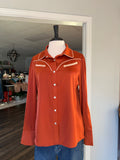 Saddle & Satin Top