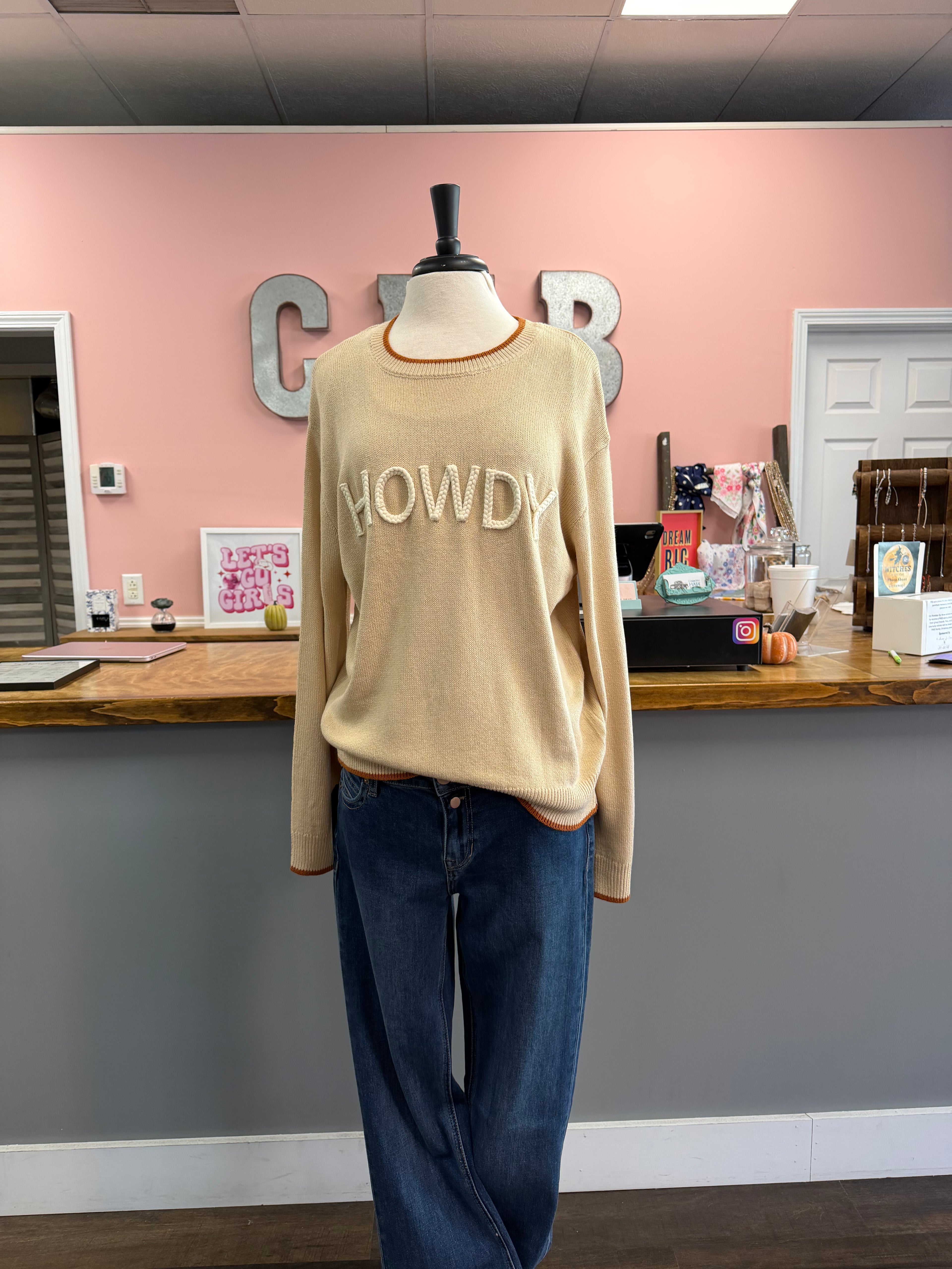 Howdy Honey Sweater 🤎