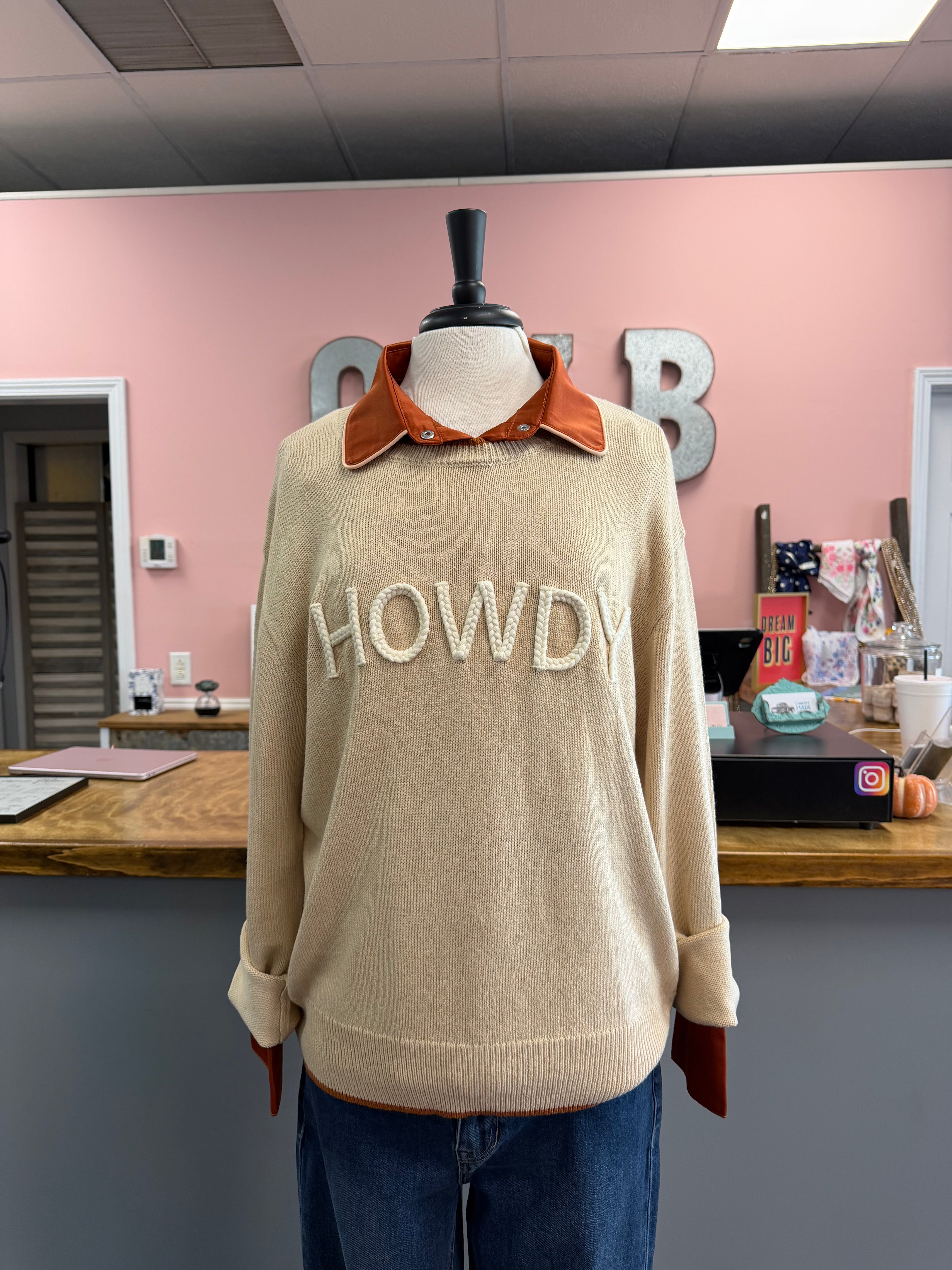 Howdy Honey Sweater 🤎