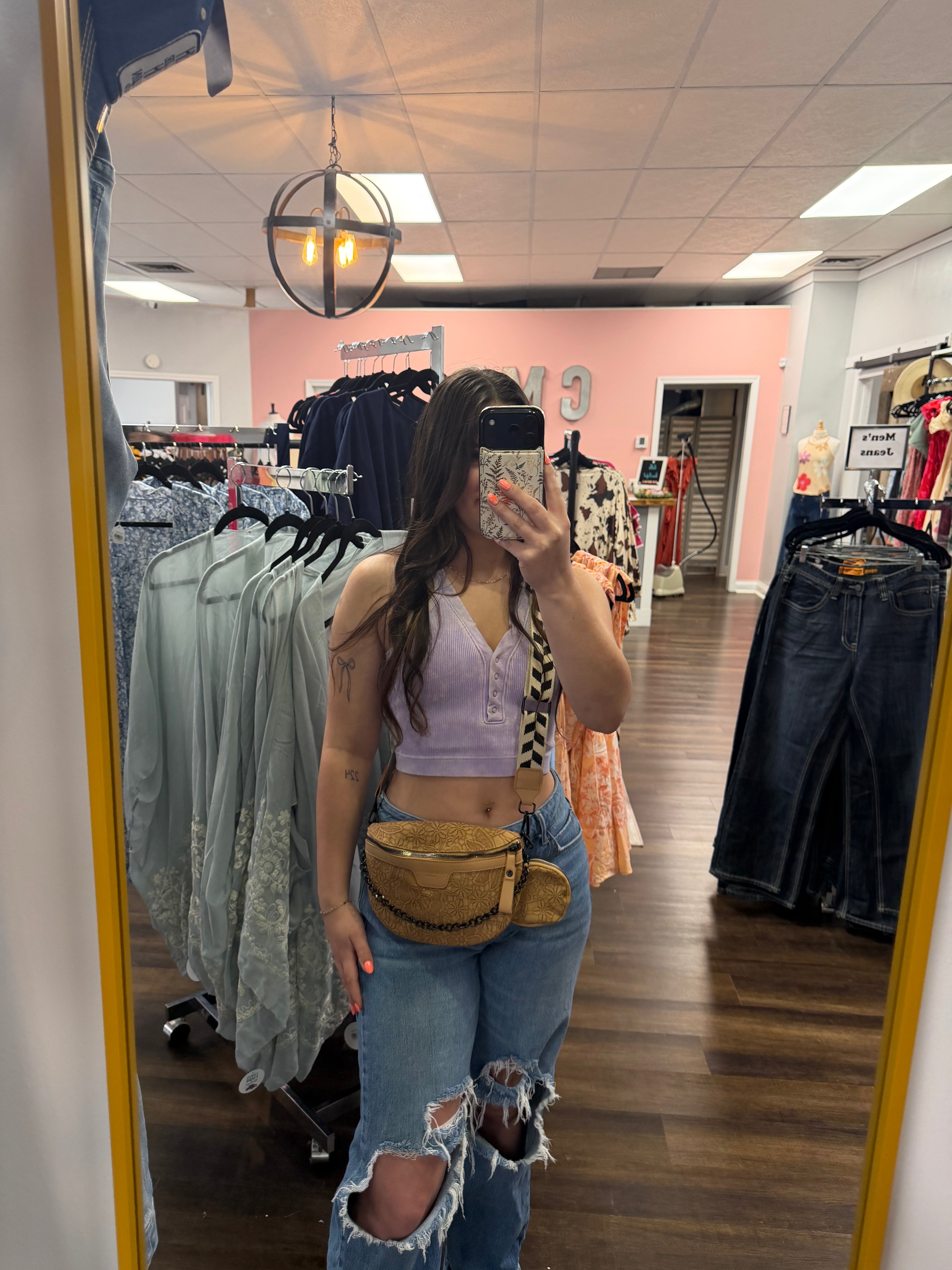 Sweet Tea and Lace Cross Body
