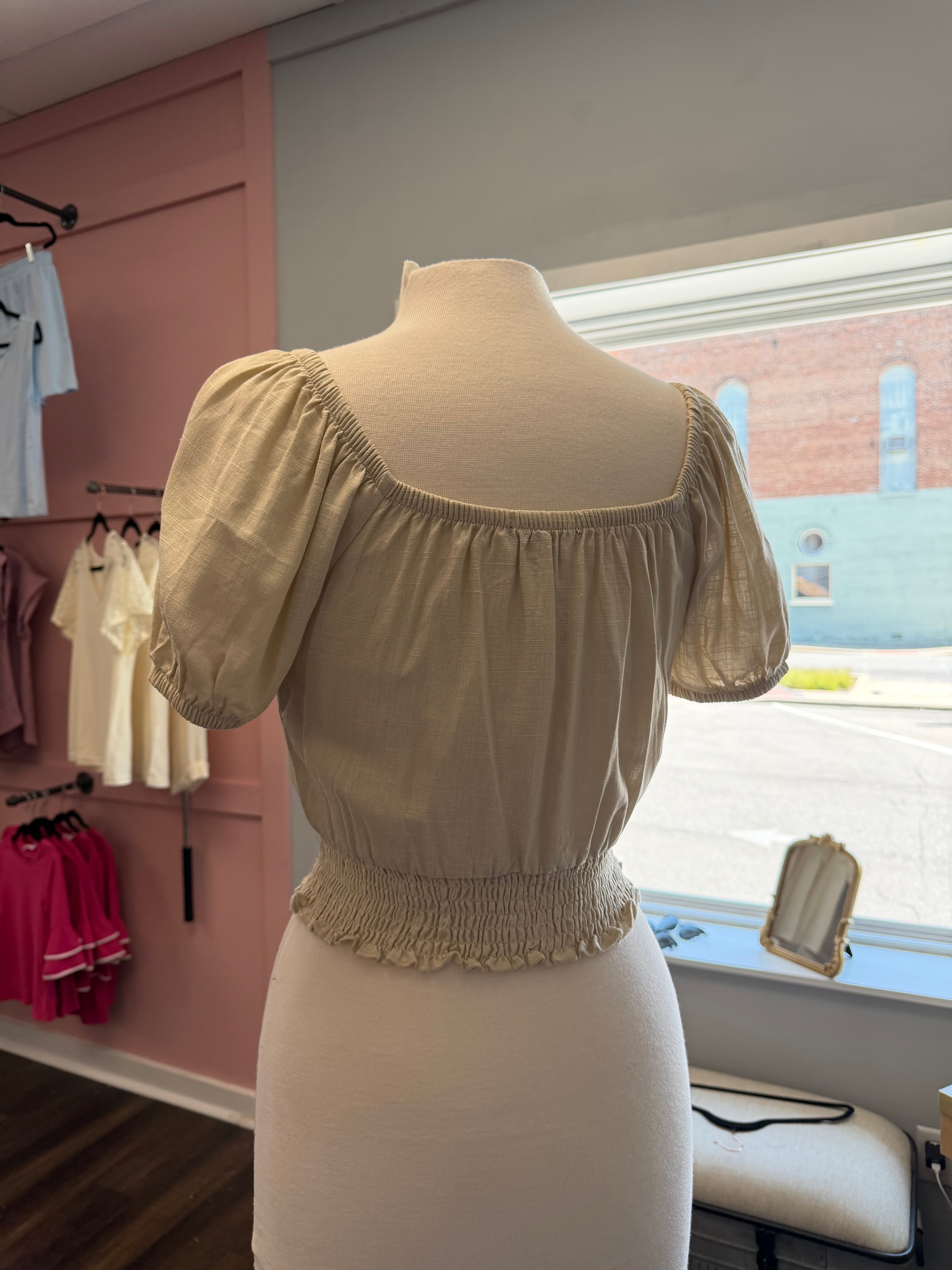 Buttercream Belle Top