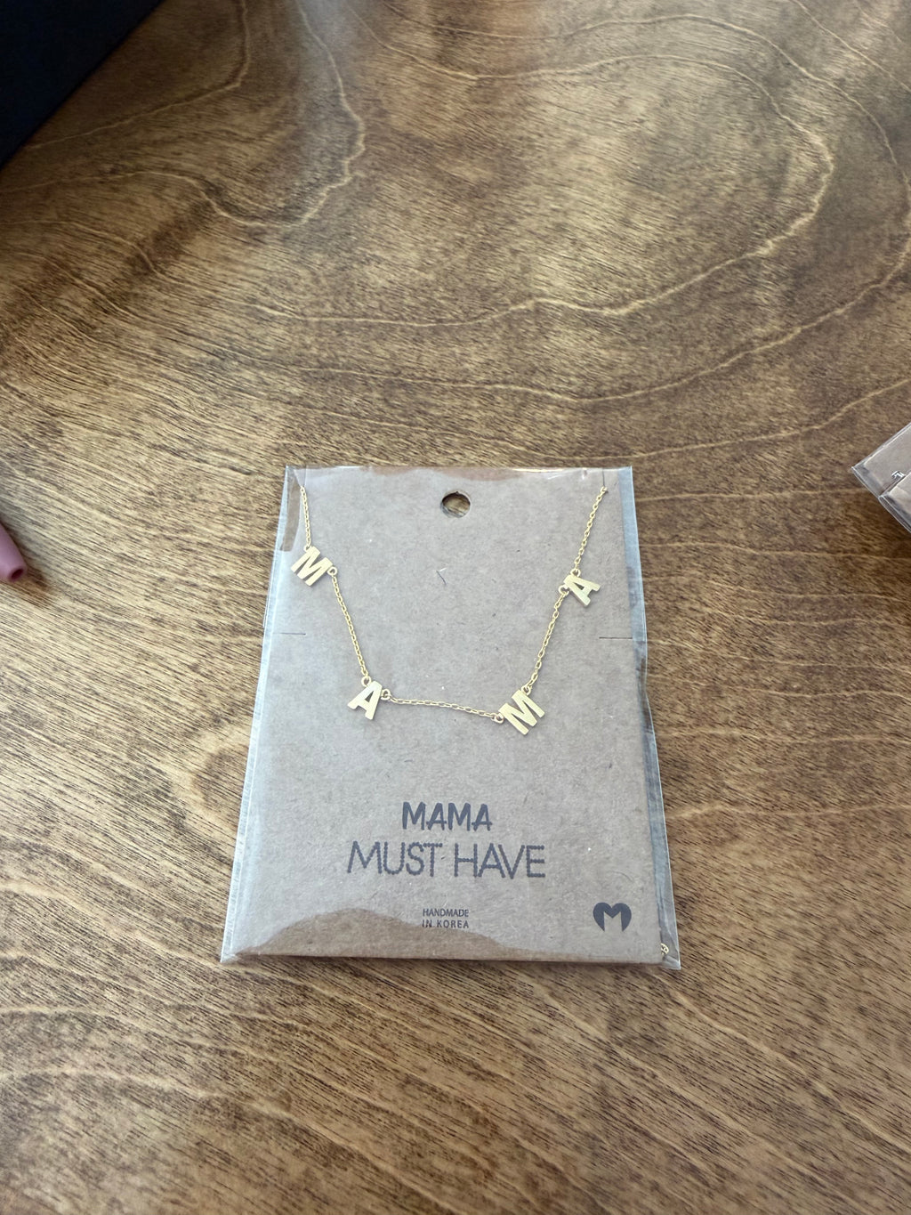 Gold MAMA Necklace