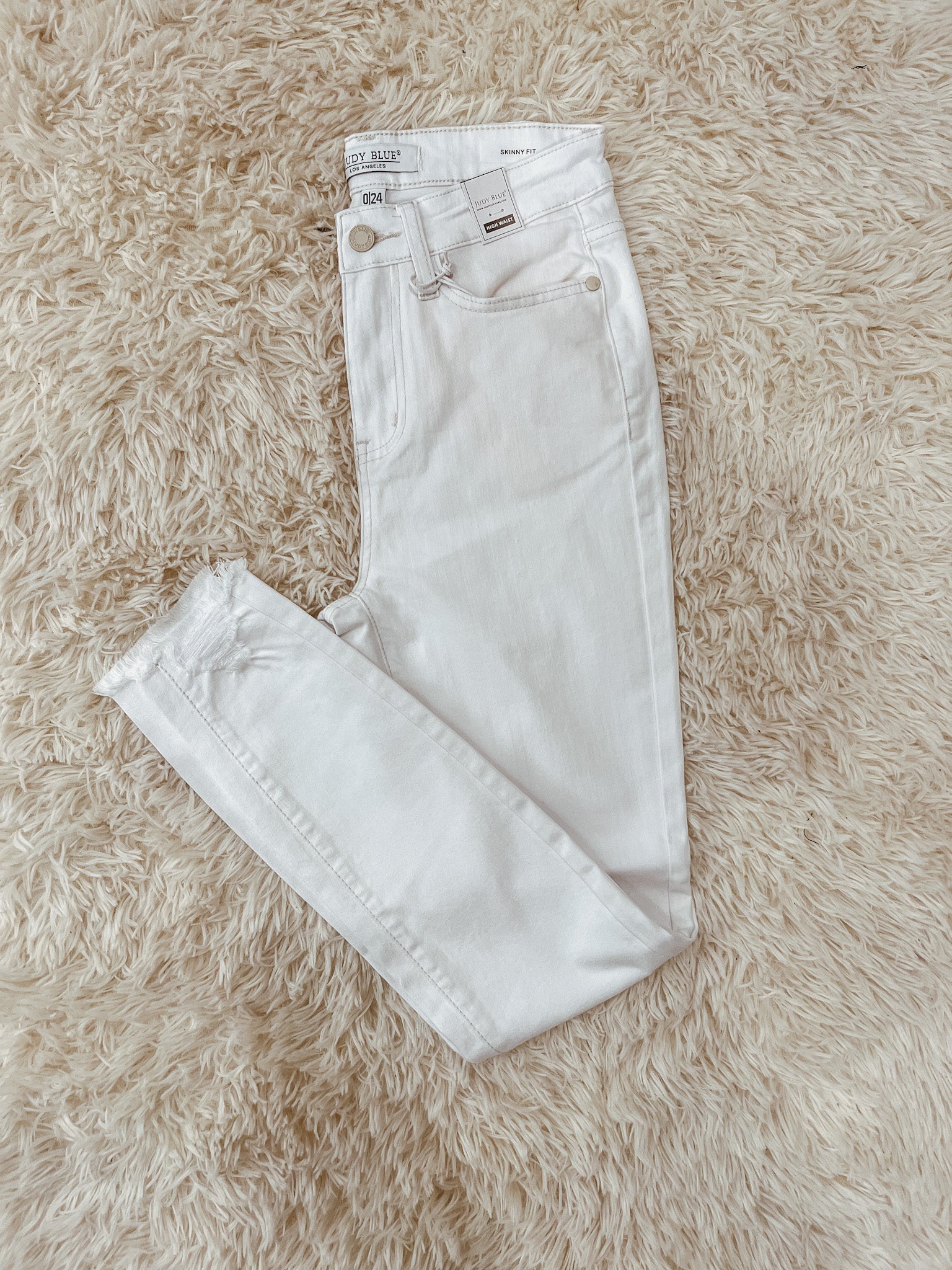 Judy Blue Skinny White Denim