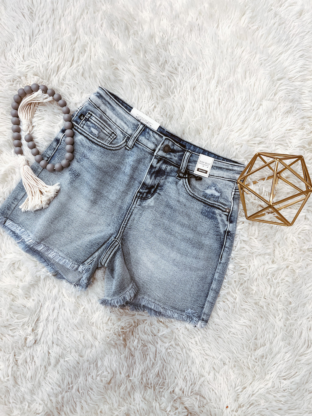 Judy Blue Mid-Rise Cutoff Shorts
