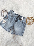 Judy Blue Mid-Rise Cutoff Shorts