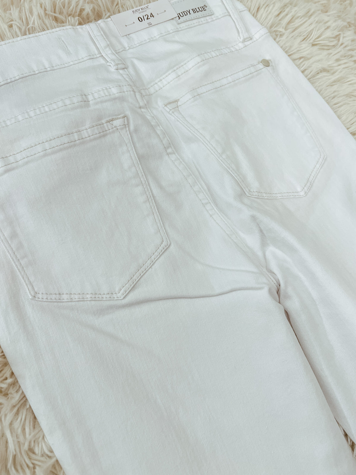 Judy Blue Skinny White Denim