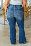 Carina High Rise Vintage Wash Flare Jeans
