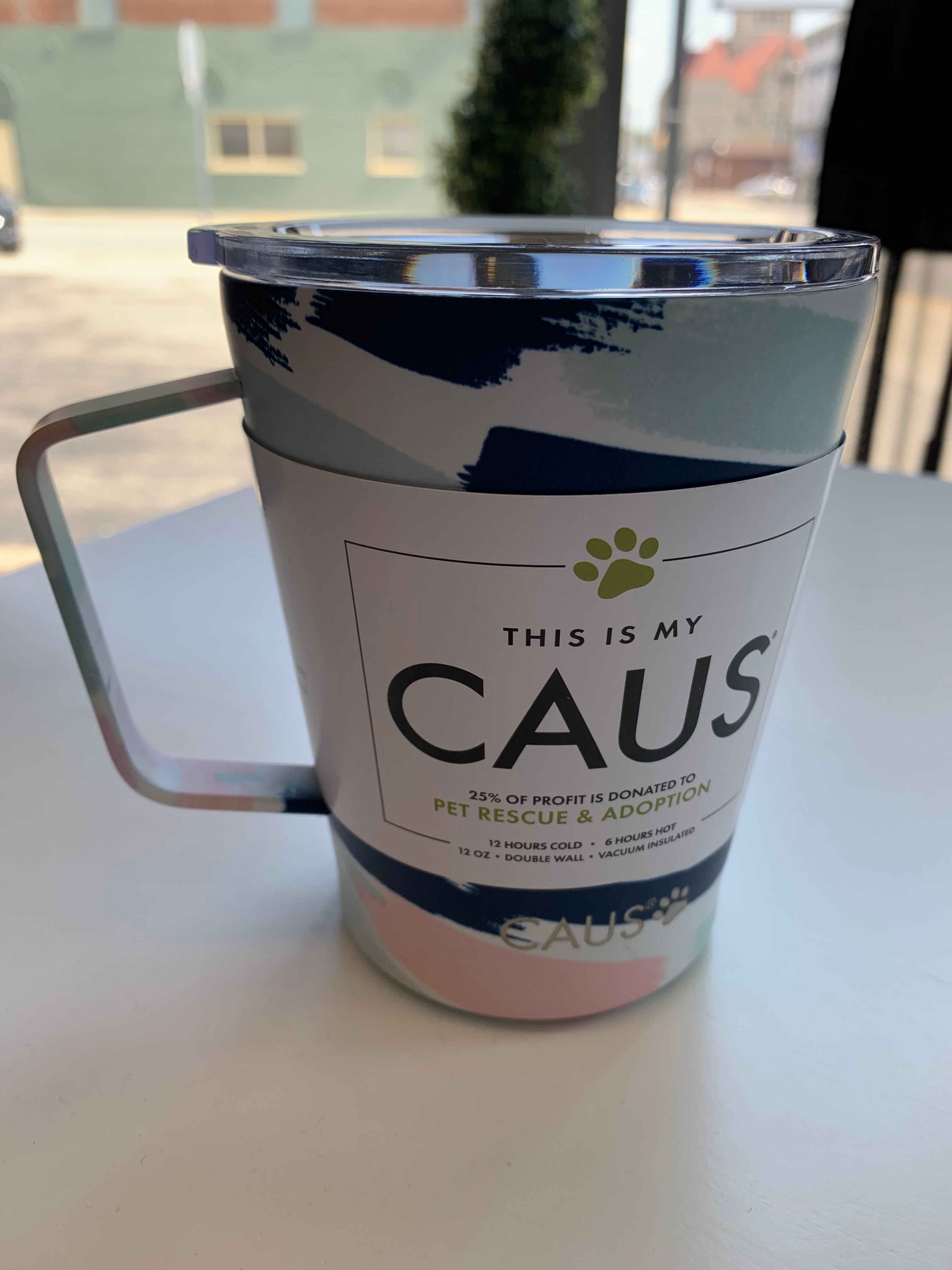 12 oz Tumbler w/Handle