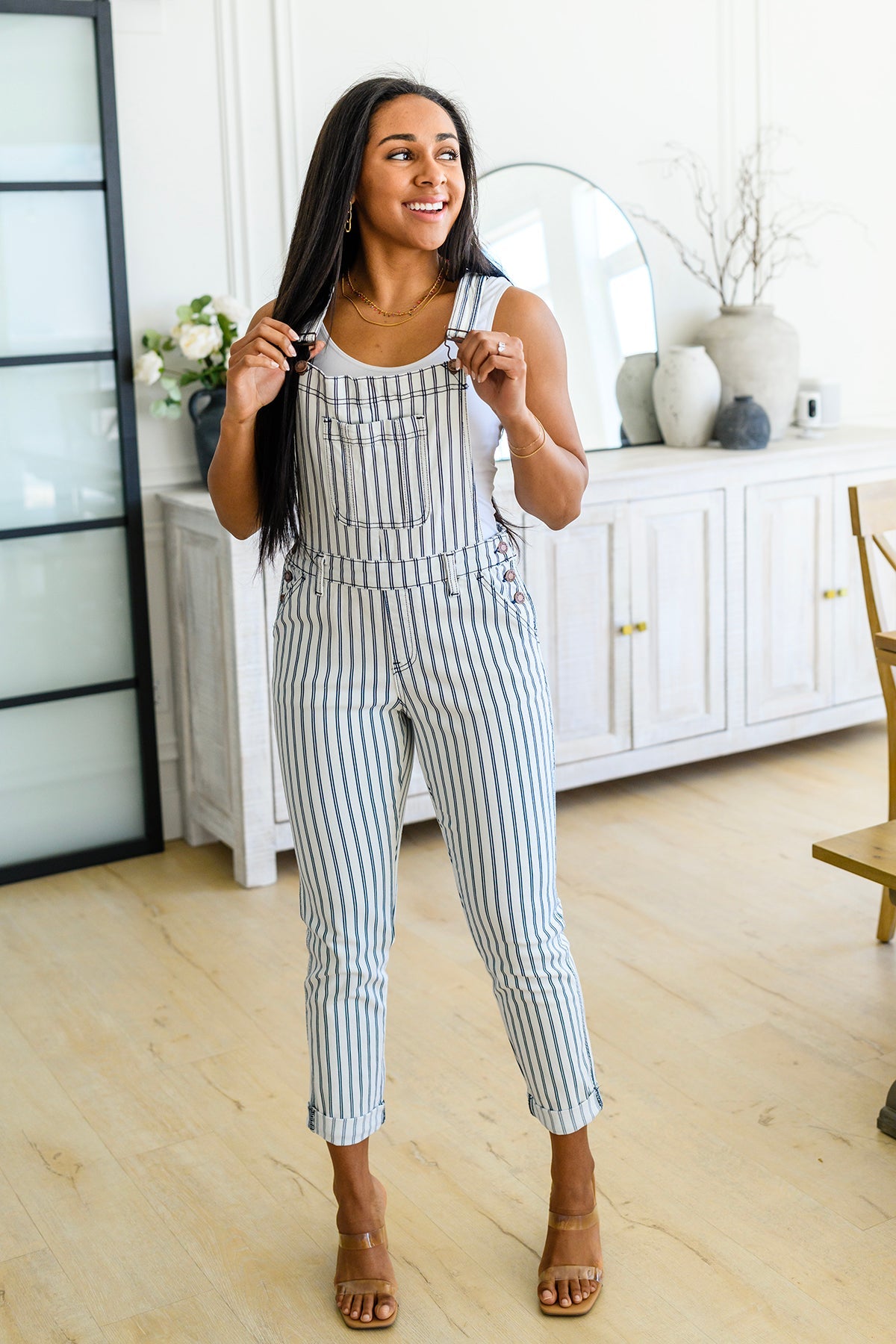 Railroad Stripe Overalls – Country Made Boutique