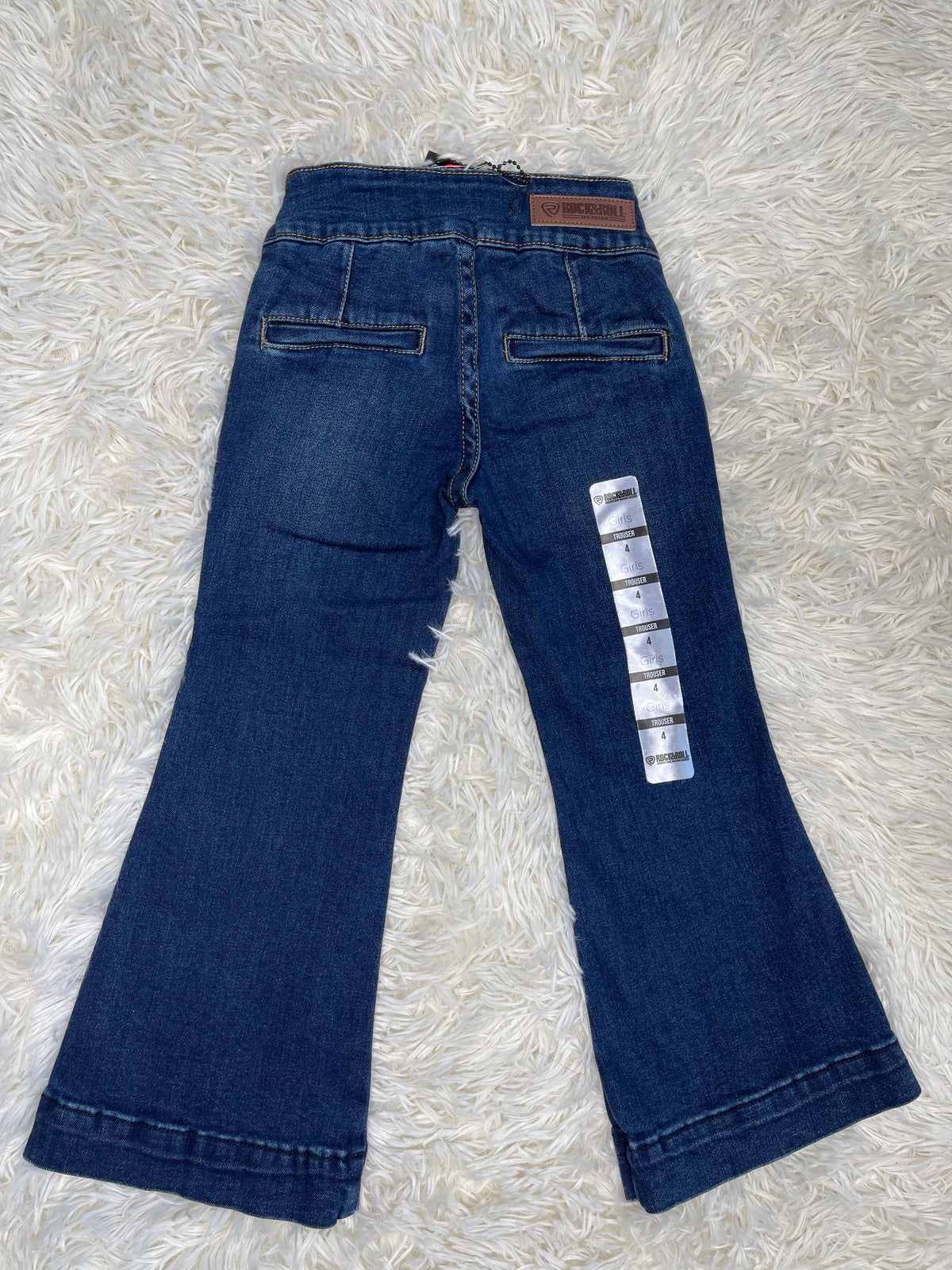Rock & Roll Sailor Front Buttons Trouser- Girls