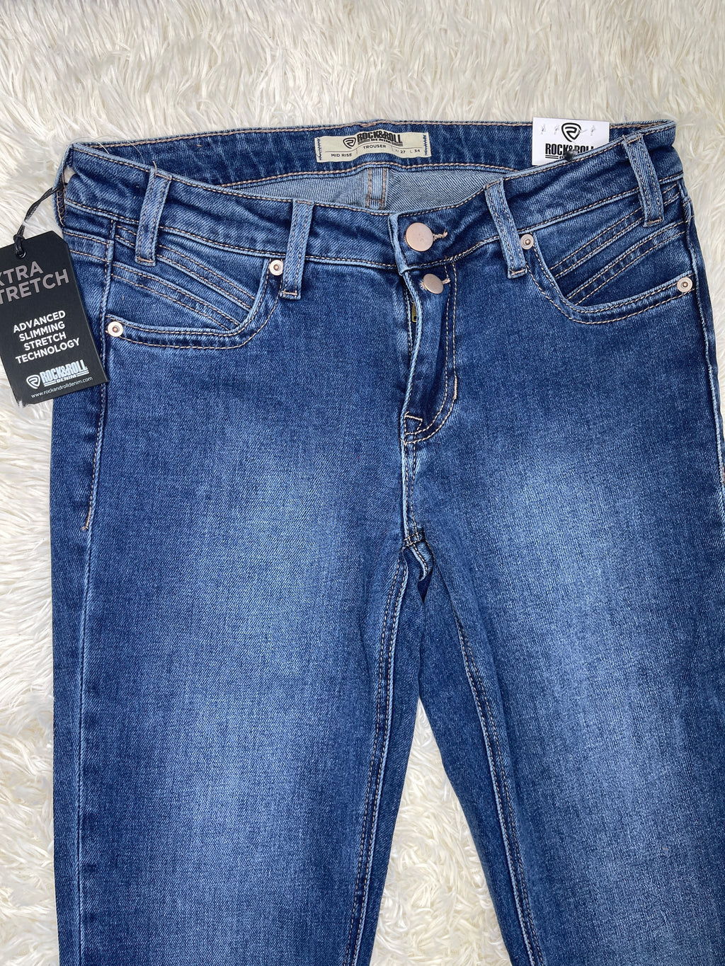 Rock & Roll Mid Rise Trouser W8M3517