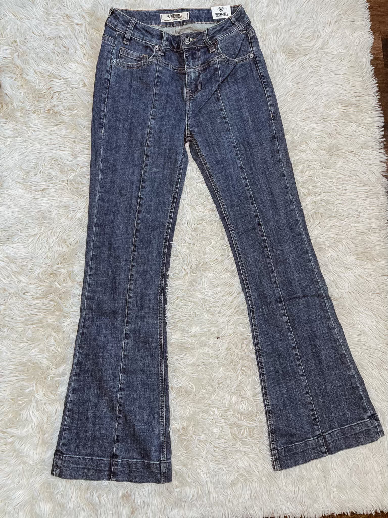 Rock & Roll Medium Wash Front Yoke & Seam Trouser RRWD5HRZTZ