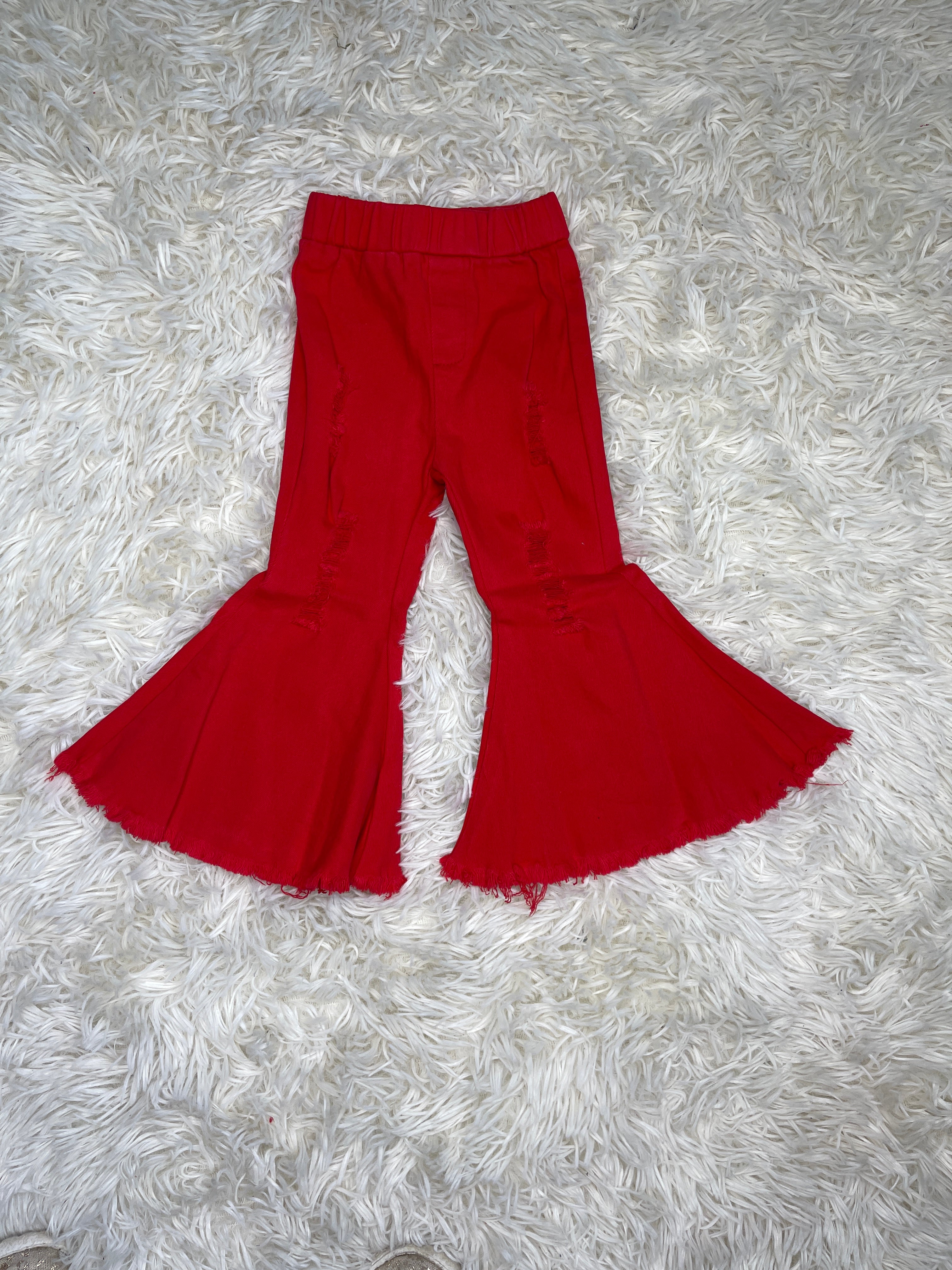 CMB Cuties Pull-On Red Flares