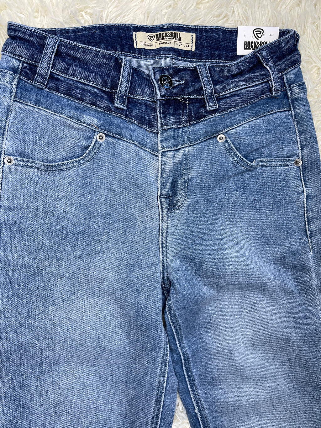 Rock & Roll Front Yoke Patch Dye Trouser RRWD5HRZTW