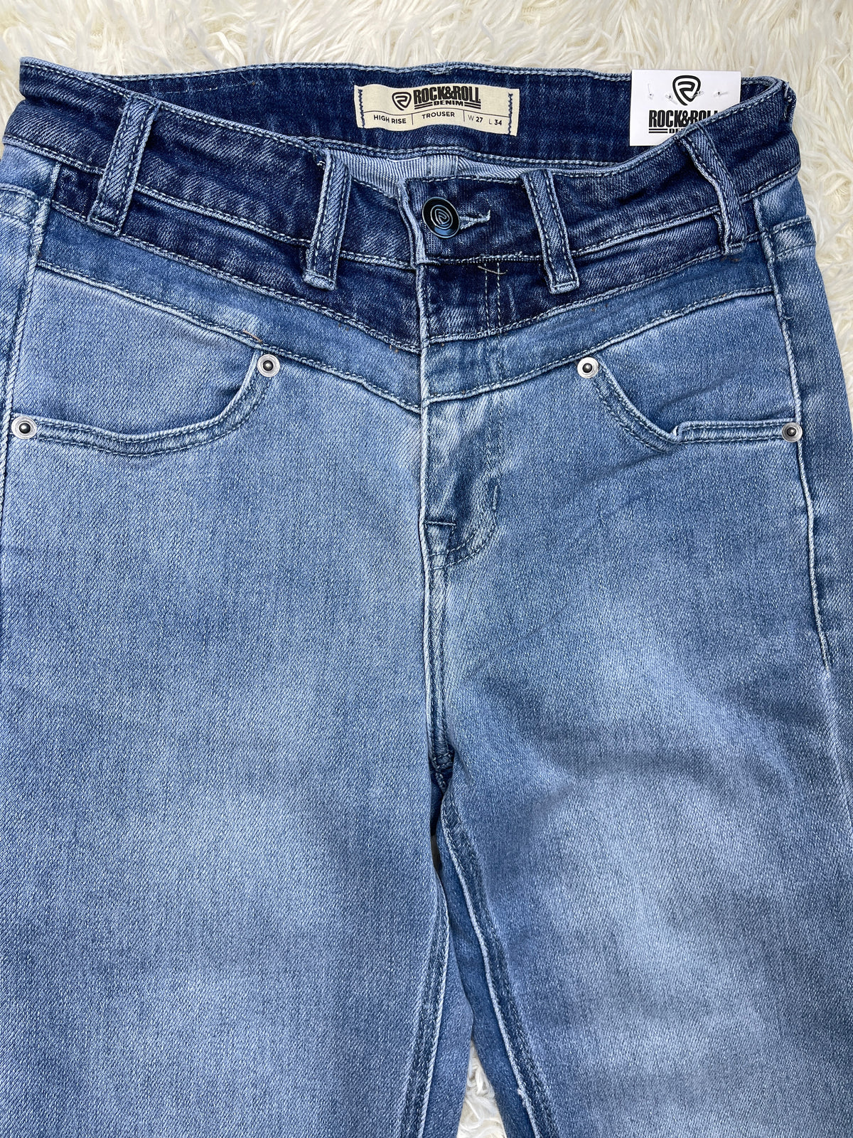 Rock & Roll Front Yoke Patch Dye Trouser RRWD5HRZTW