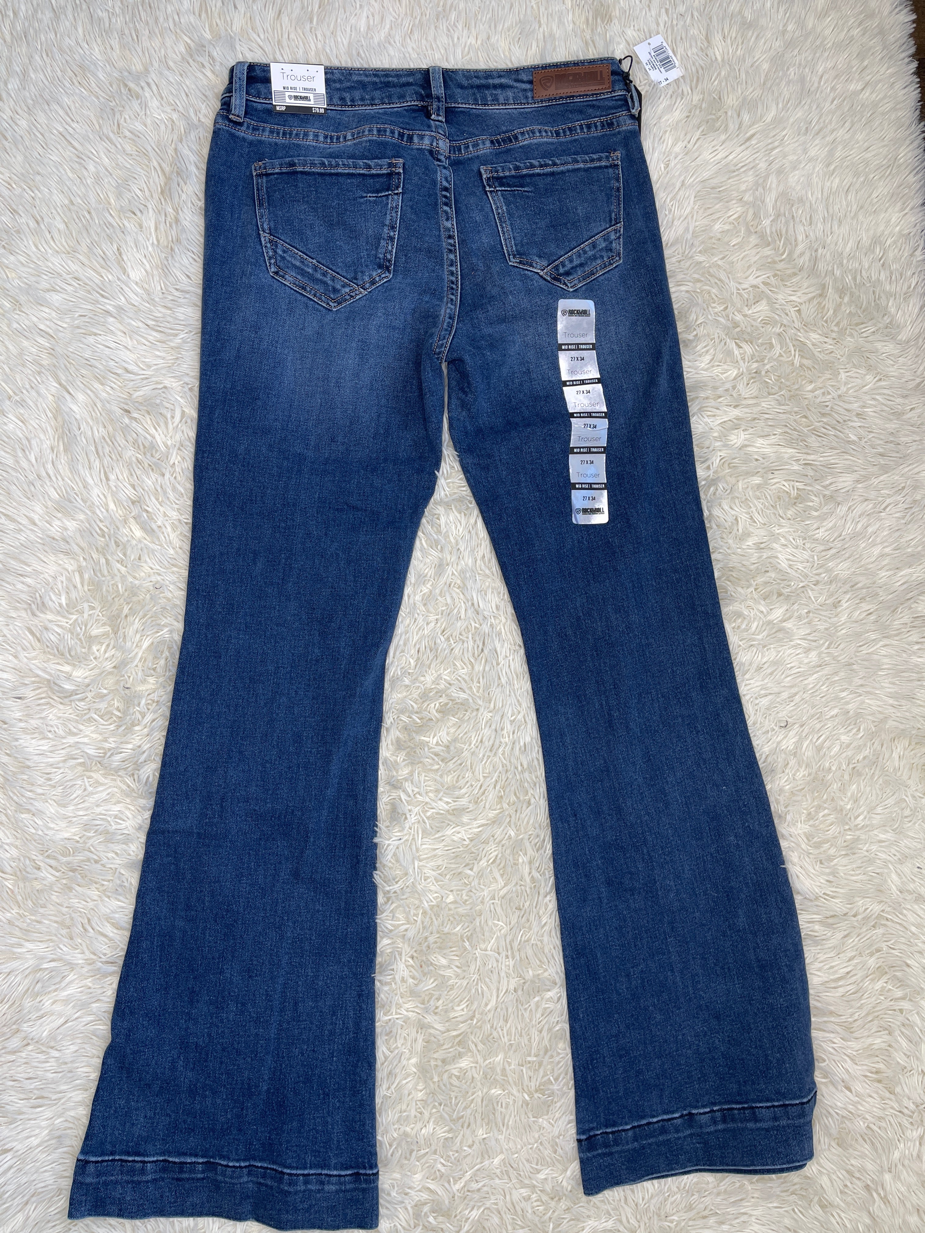 Rock & Roll Mid Rise Trouser W8M3517